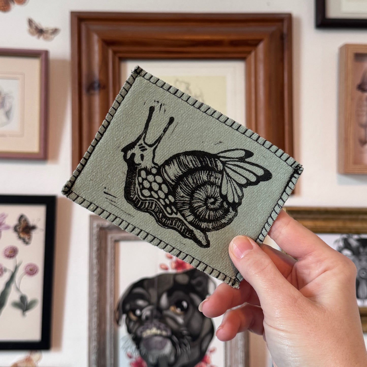 Snail Fae Patch ~ Green