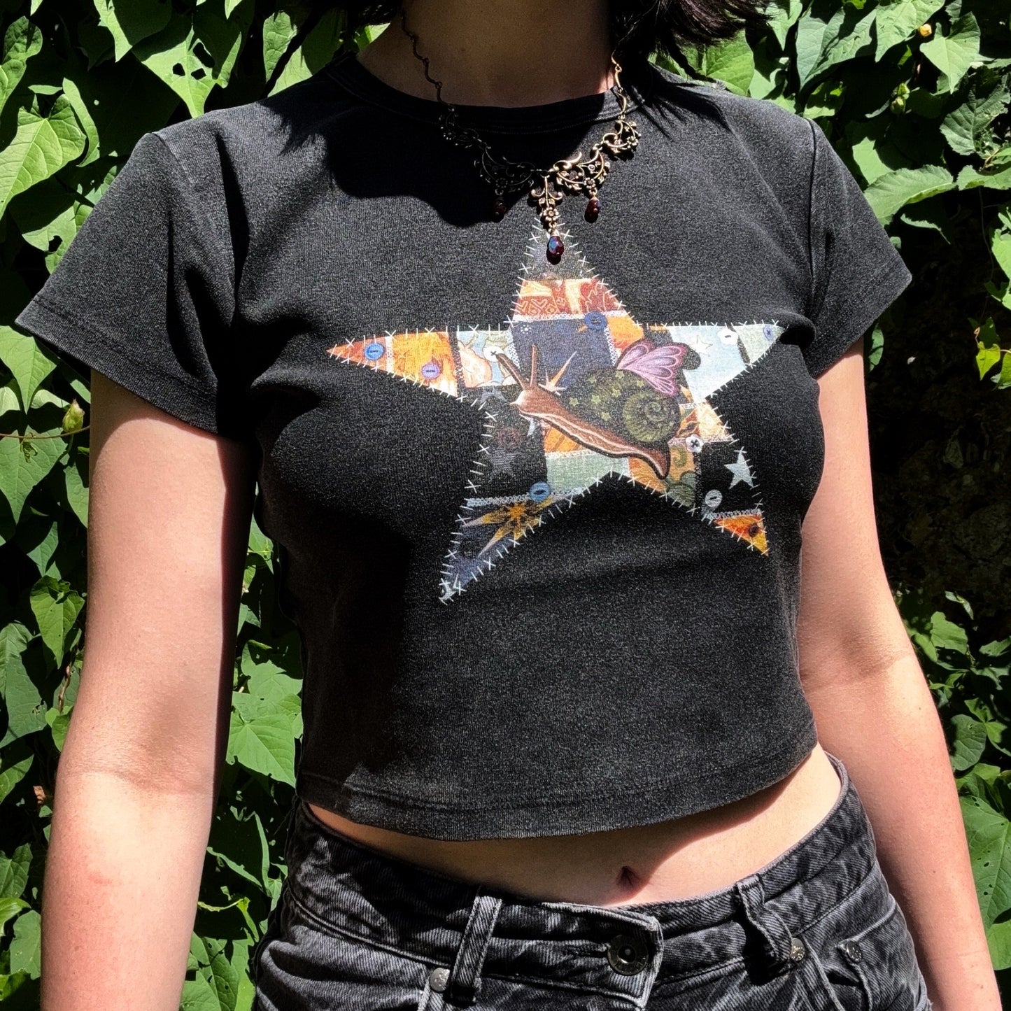 Snail Fae Baby Tee