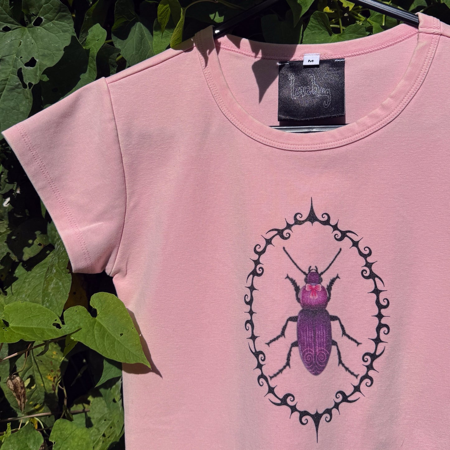 Beetle Buddy Baby Tee ~ Pink