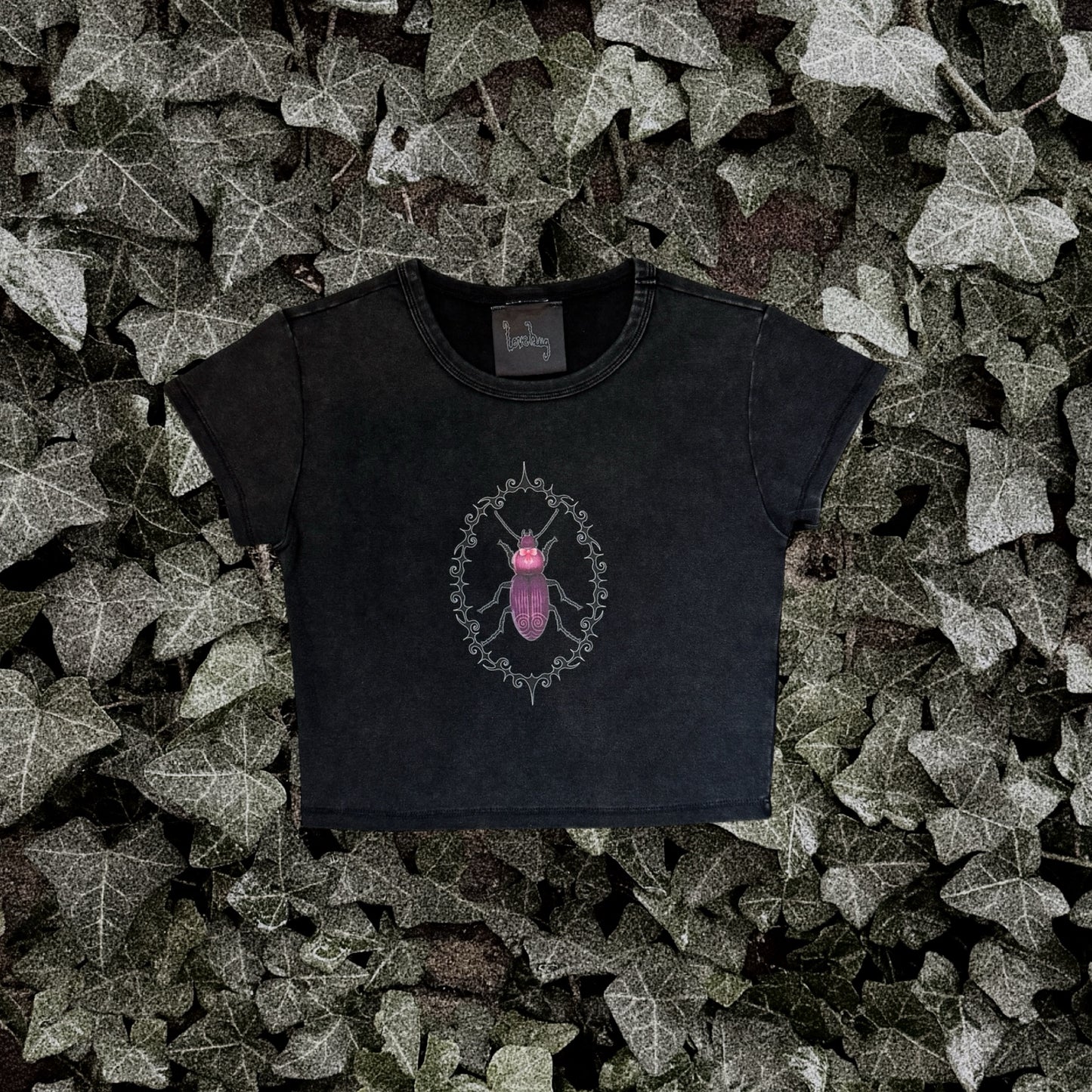 Beetle Buddy Baby Tee ~ Black