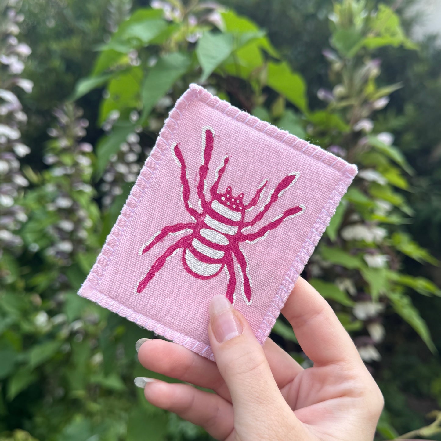 Pink Spider Patch