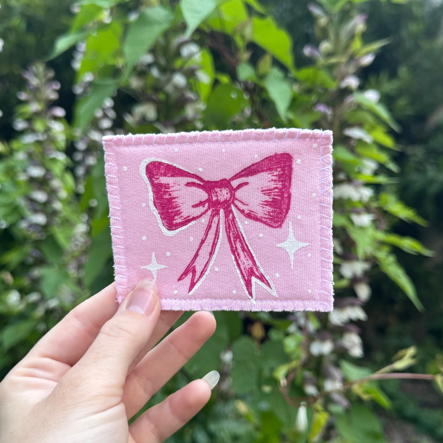 Pink Bow Patch