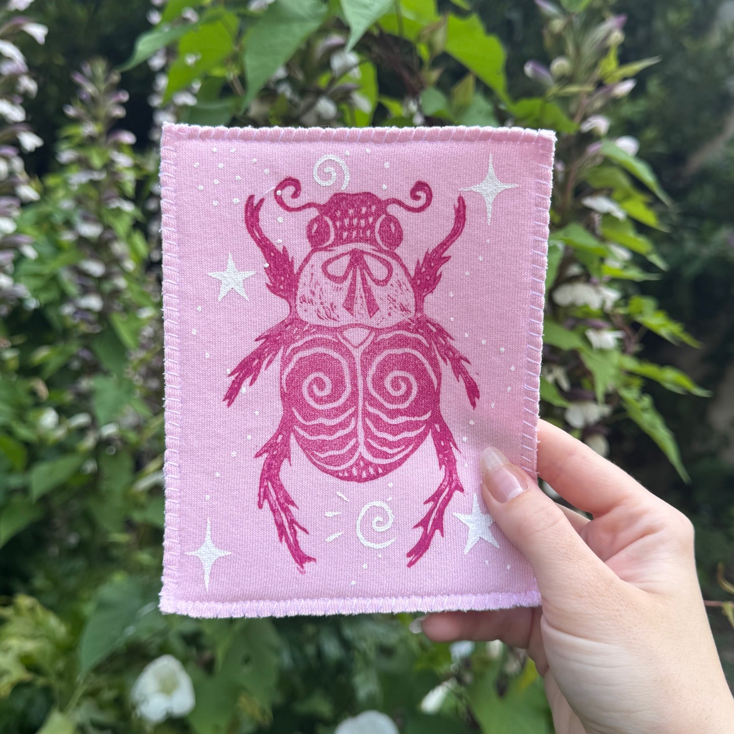 Pink Beetle Buddy Patch