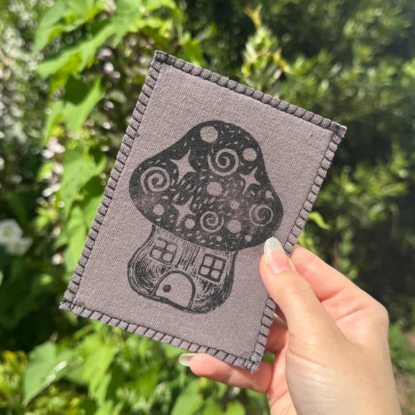 Grey Fairy House Patch