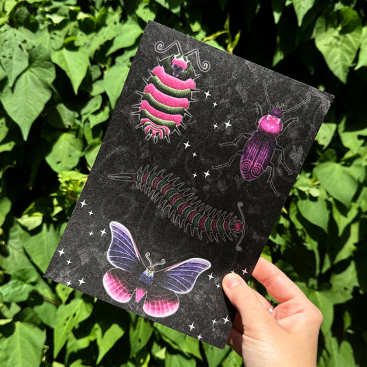 Whimsy~Bugs Print