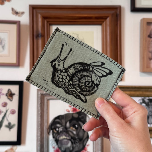 Snail Fae Patch ~ Green