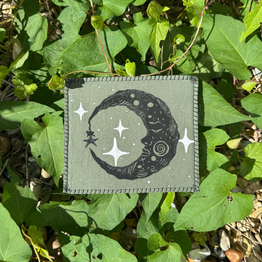 Green Drowsy Moon Patch