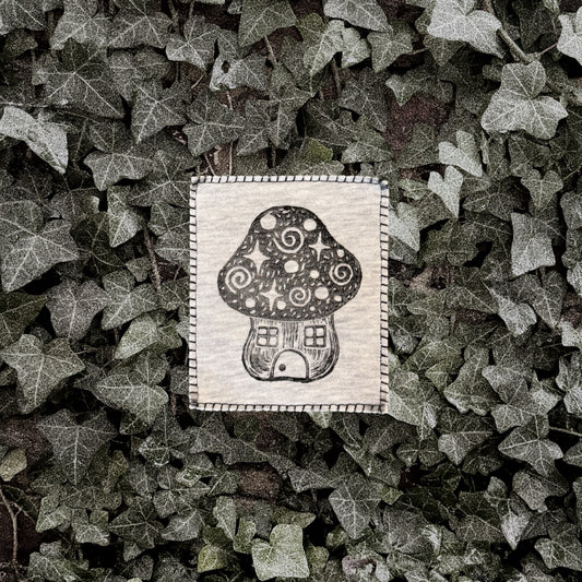 Fairy House Patch (Grey)