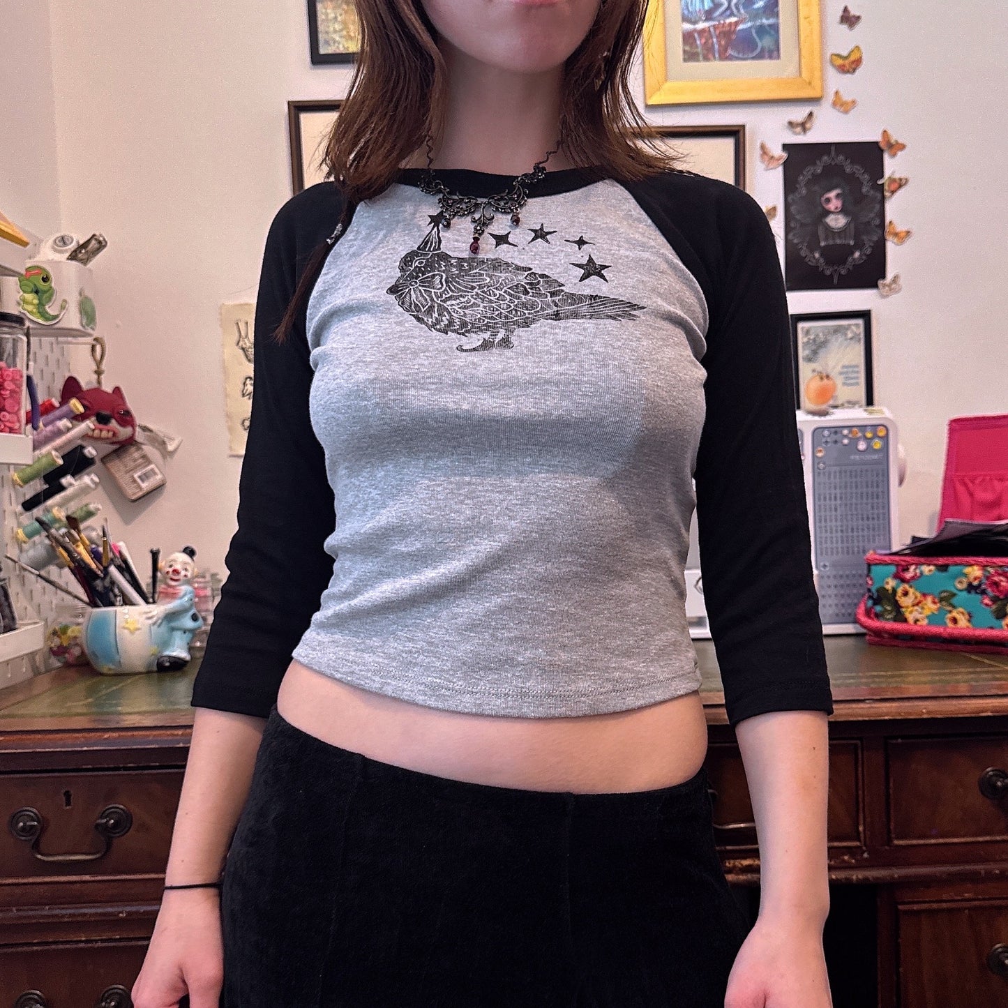 Wizard Pigeon Printed Baby Tee