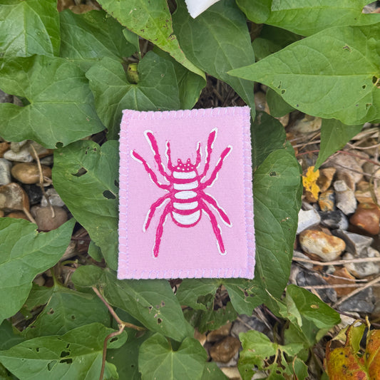 Pink Spider Patch
