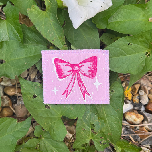 Pink Bow Patch